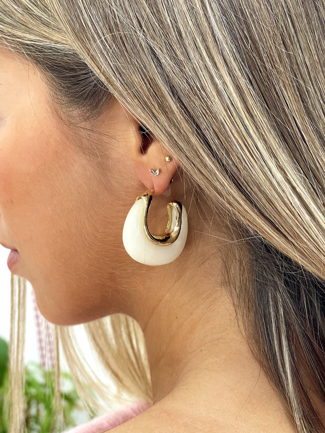 PENDIENTES NACAR BEIGE