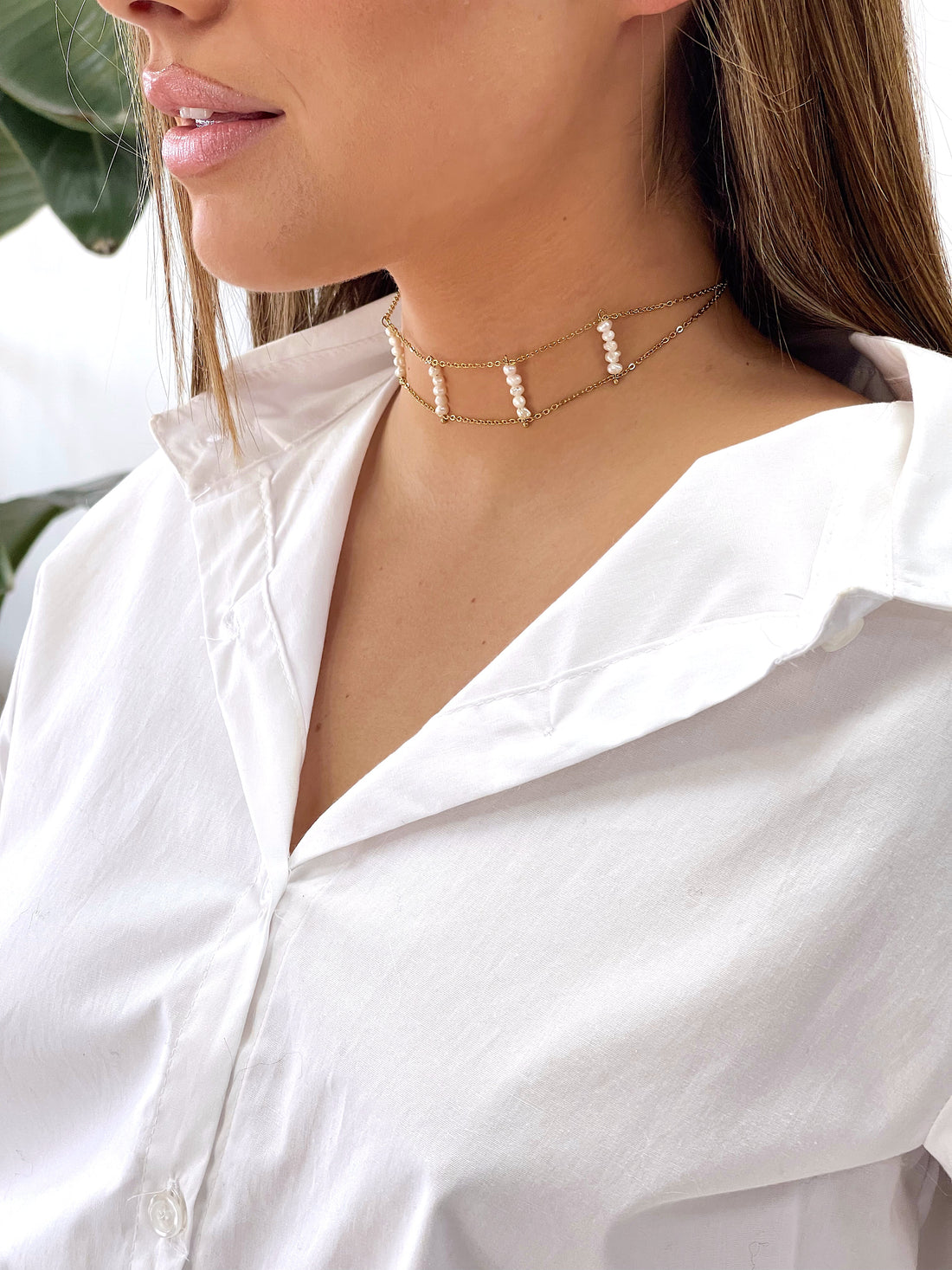 CHOKER PERLAS